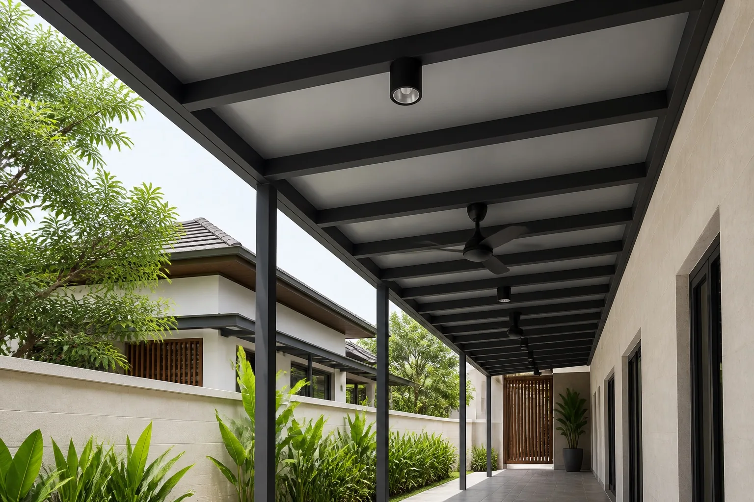 Aluminium Composite Panel Awning architectural render 4 of 4