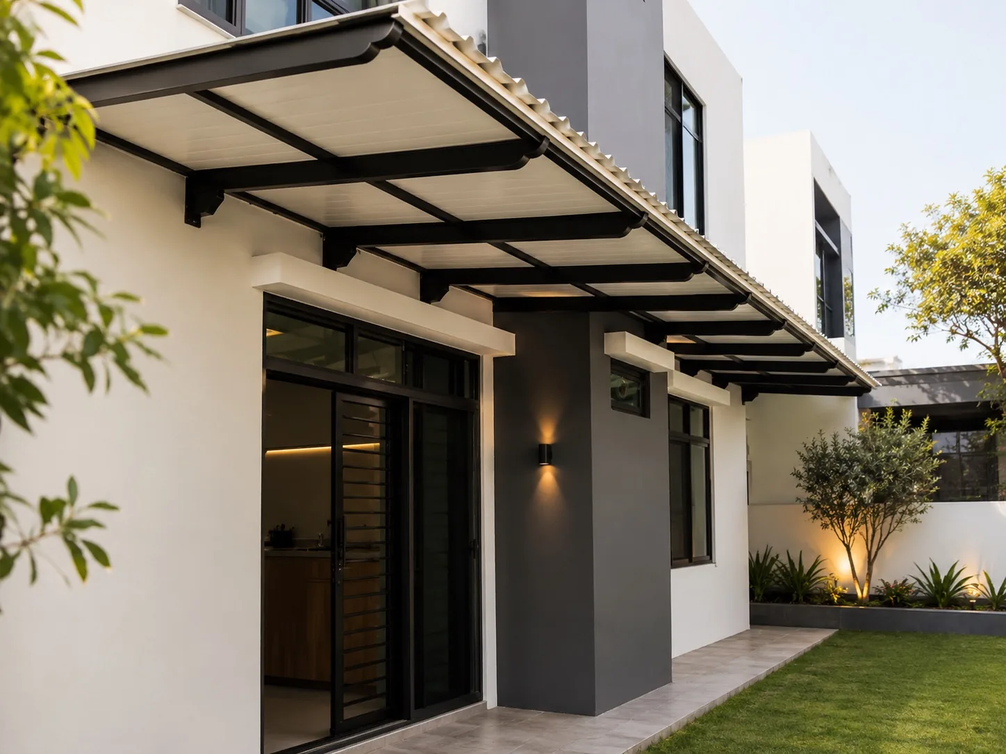 PU Metal Deck Awning architectural render 3 of 3